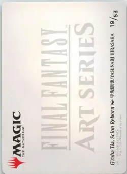 G'raha Tia Scion Reborn Art Card Gold-Stamped Signature Art Series FINAL FANTASY - Image 2