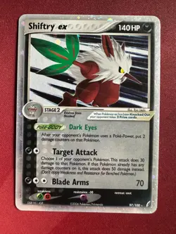 SHIFTRY EX 97/100 EX Crystal Guardians HOLO rare Pokemon TCG card VLP - Image 1