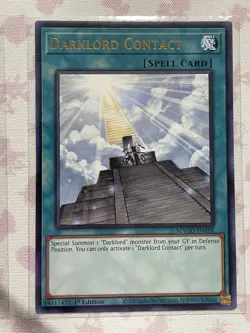Darklord Ixchel MAGO-EN106 Maximum Gold 1st Edition + MAGO Darklord Card Lot 6x - Image 4