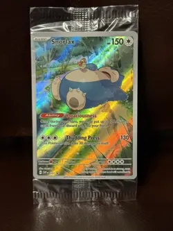 Pokemon Snorlax SVP 051 Sv: Scarlet & Violet Promo Cards Holo 151 Sealed - Image 1