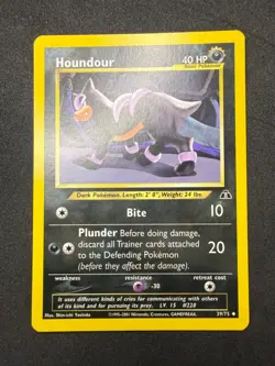 Houndour 39/75 | Neo Discovery | Uncommon | Pokemon Card | NM - Image 1