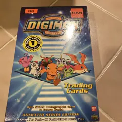 BANDAI 1999 DIGIMON TRADING CARD GAME ANIMATED SERIES EDITION Booster Box Sealed - Image 1