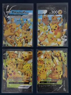 Pikachu v Union 25th Anniversary Collectible Card Set 4 Cards - Image 1