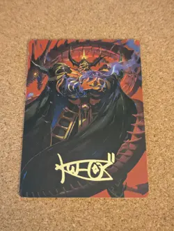 Golbez, Crystal Collector 45 Gold Stamped Signature MTG Art Series Final Fantasy - Image 1