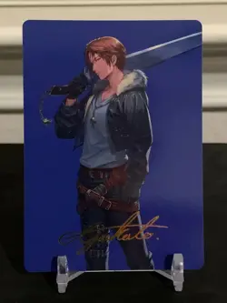 MTG Final Fantasy Squall Art Series Gold Stamped 47/53 - Image 1