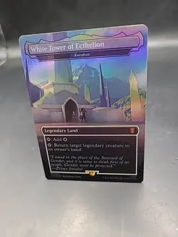 1x White Tower of Ecthelion (Karakas) (367) ~~ Borderless - Foil - Image 3