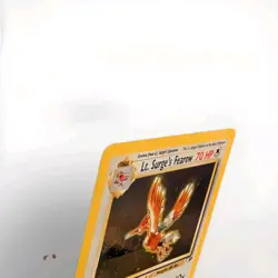 Lt. Surge’s Fearow 7/132 Holo Rare Gym Heroes - Pokemon TCG-SWIRL - Image 5