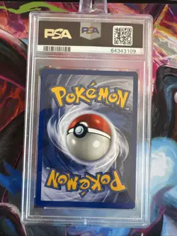 1999 Pokemon Pikachu Yellow Cheeks #58 Base Set PSA 8 NM - MT - Image 2