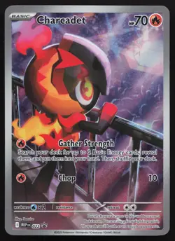 Charcadet Black Star Promo Illustration 022 MEP Mega Evolution Pokemon - NM - Image 1
