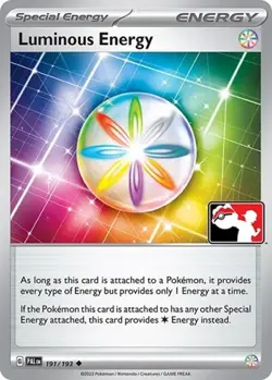 1x Luminous Energy (#191/193) NM Eng Pokemon - Prize Pack Series - Image 1