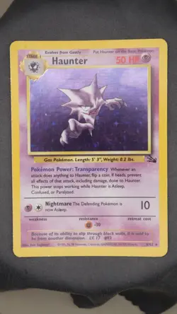 Haunter 6/62 - Fossil Set - DMG - Holo - Pokemon TCG - Vintage 1999 - Image 1
