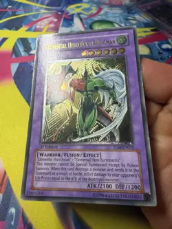 *ACTUALLY NOT DAMAGED!!* Elemental Hero Flame Wingman 1st ULTI TLM-EN035 Yugioh - Image 2