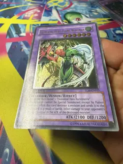 *ACTUALLY NOT DAMAGED!!* Elemental Hero Flame Wingman 1st ULTI TLM-EN035 Yugioh - Image 3