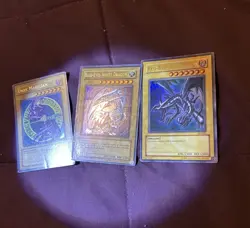 Yu-Gi-Oh Blue Eyes White Dragon SDK, Dark Magician SDY, Red Eyes B Dragon SDJ LP - Image 3