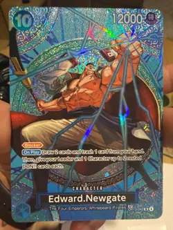 ONE PIECE OP-15 Adventure on KAMI's Island OP13-042 SP Edward Newgate English - Image 3