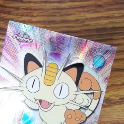 Meowth #52 TOPPS Holo Spectra Chrome Pokemon Card (EX) - Image 3