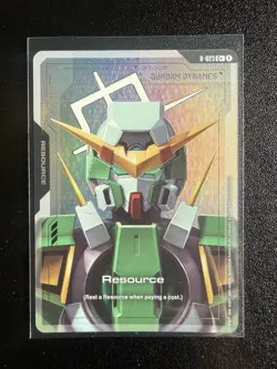 Gundam Dynames C+ R-023 - Resource Card - Gundam TCG FOIL - Image 1