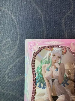 Goddess Yamato Pink Diamond Thick Card Waifu Doujin One Piece Full Art - Image 2