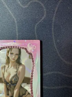 Goddess Sexy Robin Pink Diamond Thick Card Waifu Doujin One Piece Full Art - Image 3
