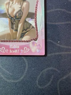 Goddess Sexy Robin Pink Diamond Thick Card Waifu Doujin One Piece Full Art - Image 5