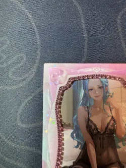 Goddess Sexy Vivi Pink Diamond Thick Card Waifu Doujin One Piece Full Art - Image 2
