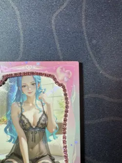 Goddess Sexy Vivi Pink Diamond Thick Card Waifu Doujin One Piece Full Art - Image 3