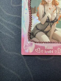 Goddess Sexy Nami Pink Diamond Thick Card Waifu Doujin One Piece Full Art - Image 4