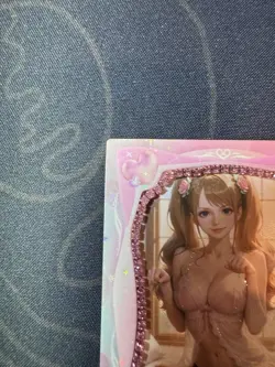 Goddess Sexy Pudding Pink Diamond Thick Card Waifu Doujin One Piece Full Art - Image 2