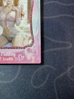 Goddess Sexy Pudding Pink Diamond Thick Card Waifu Doujin One Piece Full Art - Image 5