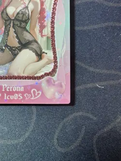 Goddess Sexy Perona Pink Diamond Thick Card Waifu Doujin One Piece Full Art - Image 5