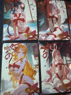 Goddess 9 x Maiden Preimium Thick Card Waifu Doujin One Piece Full Art Xmas - Image 2