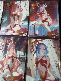 Goddess 9 x Maiden Preimium Thick Card Waifu Doujin One Piece Full Art Xmas - Image 3