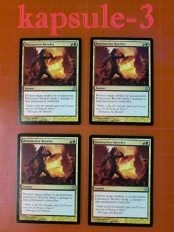 4x Destructive Revelry | Heroes vs Monsters | MTG Magic Cards - Image 1