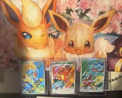Pokemon First Partner Illustration Collection Series 1 **Kanto Gen 1 Starters** - Image 1