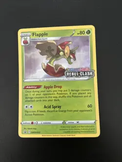 Flapple PreRelease Stamped Pokemon Card - SWSH022 - Image 1