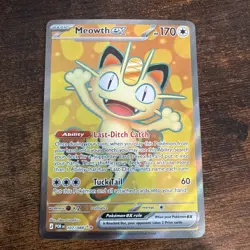 Pokemon Meowth Ex Ultra Rare 107/88 NM Perfect order - Image 1