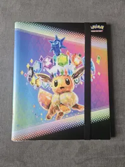 Pokemon Prismatic Evolutions 9 Pocket Binder (396 Slots Total) - Image 1
