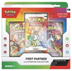 Pokemon TCG First Partner Illustration Collection Series 1 New Sealed Ships - Image 1