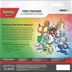 Pokemon TCG First Partner Illustration Collection Series 1 New Sealed Ships - Image 2
