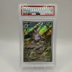 Nidoking 174/165 Mew EN 151 Illustration Rare Pokemon PSA7 MINT - Image 1