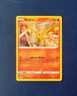 Pokemon TCG Moltres Brilliant Stars 021/172 Holo Rare NM. - Image 1
