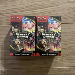 Pokemon TCG Perfect Order Booster Bundle X2 NEW SEALED - Image 1