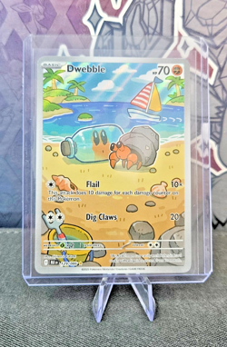 Pokemon TCG Illustration Rare Dwebble 129/086 - Image 1