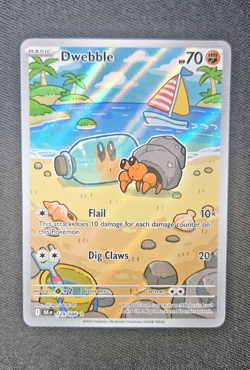 Pokemon TCG Illustration Rare Dwebble 129/086 - Image 2