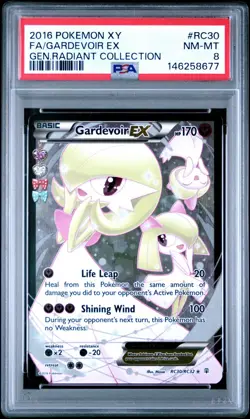 PSA 8 2016 POKEMON XY GENERATIONS RADIANT COLLECTION #RC30 FA/GARDEVOIR EX - Image 1