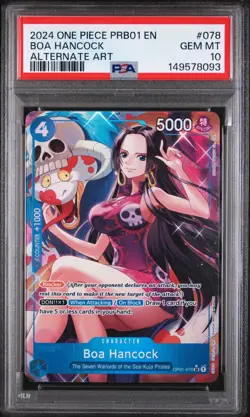 One Piece Boa Hancock OP01-078 Romance Dawn Foil Super Rare - Image 1