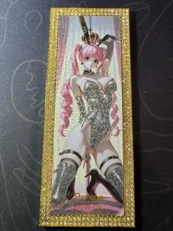 Goddess Perona Bunny Girl Diamond Numbered Metal Card Waifu Doujin One Piece - Image 1