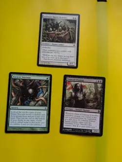 MTG 3 card Worldwake. Ancient Stirrings,Pawn of Ulamog,Stalwart Shield-Bearers - Image 1