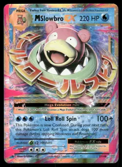 Pokemon Cards M Slowbro EX 27/108 Evolutions Holo Rare EX NM - Image 1