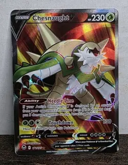 Chesnaught V - 171/195 Silver Tempest FULL ART Pokemon - NM/MINT - Image 1